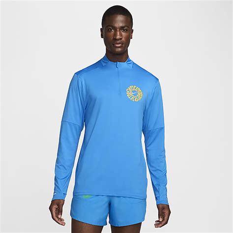 nike hardloopshirt blauw|Hardlooptops en hardloopshirts voor heren .